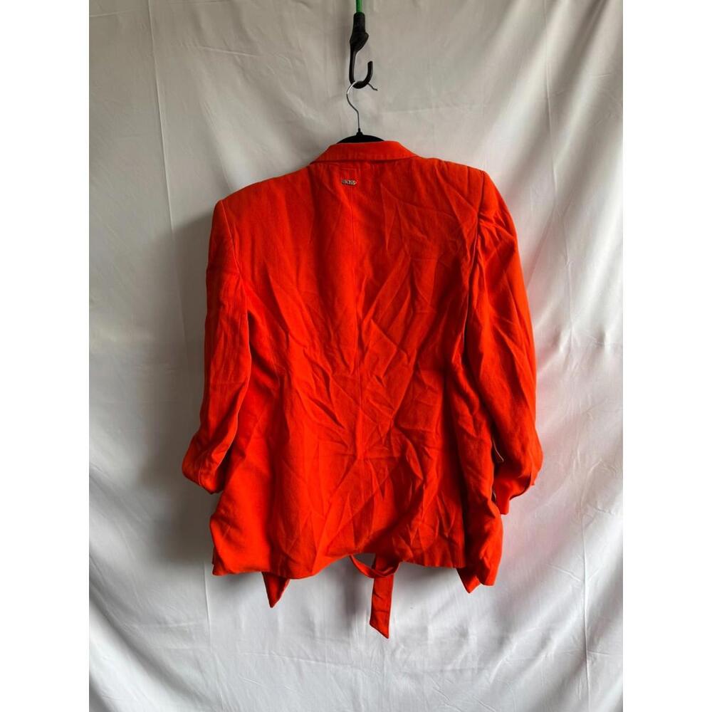 BOSS Jawana Orange Blazer Size 8 with Hole - Picture 5 of 8